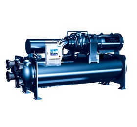 超高效雙級壓縮降膜式離心機(jī)組